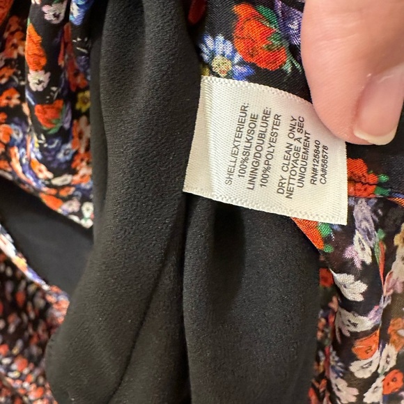 INTERMIX Sybil Silk Floral Dress (D4) - Picture 8 of 10